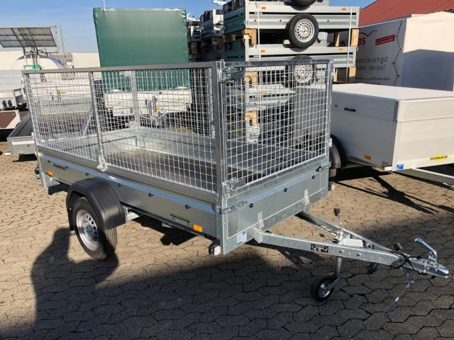 Brenderup Tieflader 2270SUB750 Stahl, 0,75 to. 2700x1300x270mm mit Laubgitter 80 cm - Причеп для легкових автомобілів: фото 1 Brenderup Tieflader 2270SUB750 Stahl, 0,75 to. 2700x1300x270mm mit Laubgitter 80 cm - Причеп для легкових автомобілів: фото 1