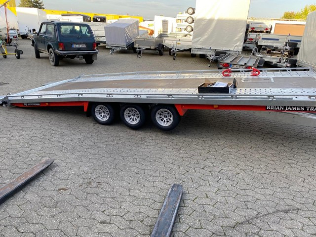 Brian James T6 Transporter, 230-6553, 5500 x 2220 mm, 3,5 to. kippbar mit Auffahrrampe - Автовоз причіп: фото 5 Brian James T6 Transporter, 230-6553, 5500 x 2220 mm, 3,5 to. kippbar mit Auffahrrampe - Автовоз причіп: фото 5