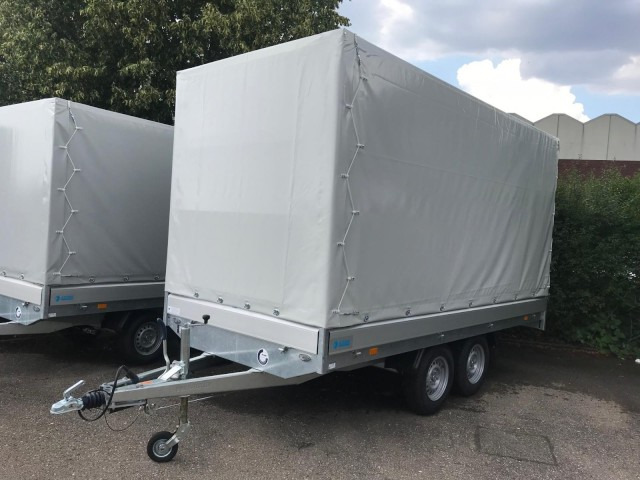 Hapert Azure H-2 Hochlader mit Hochplane 200 cm Lichte Höhe, mit Schiebeplane, 4050 x 1800 x 300 mm, ZG 2,7 to. - Причеп для легкових автомобілів: фото 1 Hapert Azure H-2 Hochlader mit Hochplane 200 cm Lichte Höhe, mit Schiebeplane, 4050 x 1800 x 300 mm, ZG 2,7 to. - Причеп для легкових автомобілів: фото 1