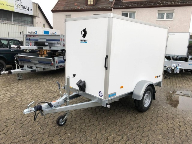 Hapert Sapphire L-1 250x130x150cm, ZG 1,35 to., Koffer Türe - Закритий кузов причіп: фото 1 Hapert Sapphire L-1 250x130x150cm, ZG 1,35 to., Koffer Türe - Закритий кузов причіп: фото 1