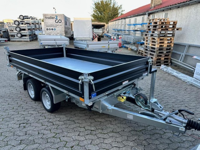 Humbaur 3-Seitenkipper HTK 3500.31 Alu Parabel , 3140 x 1750 x 350 mm, 3,5 to. - Самоскид причіп: фото 1 Humbaur 3-Seitenkipper HTK 3500.31 Alu Parabel , 3140 x 1750 x 350 mm, 3,5 to. - Самоскид причіп: фото 1