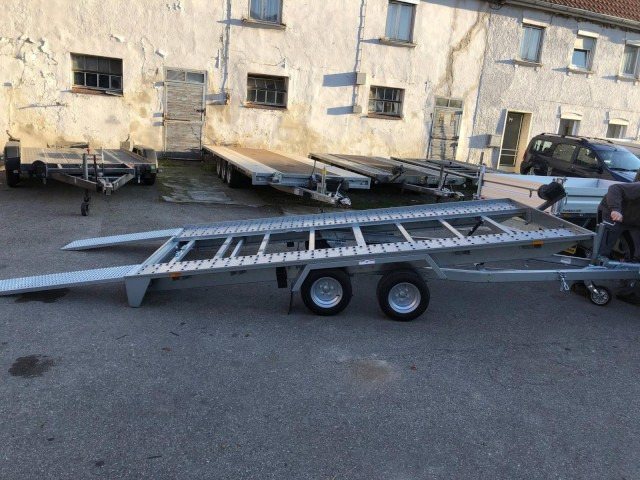 Humbaur Autotransportanhänger FTK 274022, 4000 x 2140 x 50 mm, 2,7 to. - Автовоз причіп: фото 2 Humbaur Autotransportanhänger FTK 274022, 4000 x 2140 x 50 mm, 2,7 to. - Автовоз причіп: фото 2