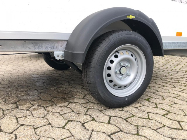 Humbaur Koffer HK 132513-13P, 100 km/h 1,3 t. 2510 x 1310 x 1400 mm - Закритий кузов причіп: фото 3 Humbaur Koffer HK 132513-13P, 100 km/h 1,3 t. 2510 x 1310 x 1400 mm - Закритий кузов причіп: фото 3