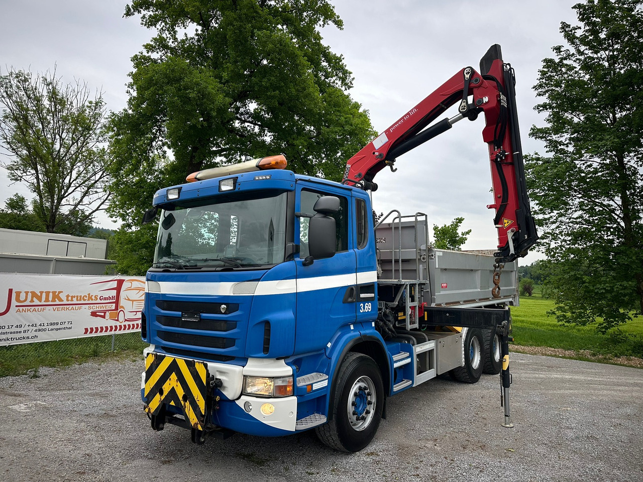 SCANIA G440 6x4 Kran+Kipper ORG-km 57.000 - Самоскид вантажівка, Вантажівка з маніпулятором: фото 1 SCANIA G440 6x4 Kran+Kipper ORG-km 57.000 - Самоскид вантажівка, Вантажівка з маніпулятором: фото 1