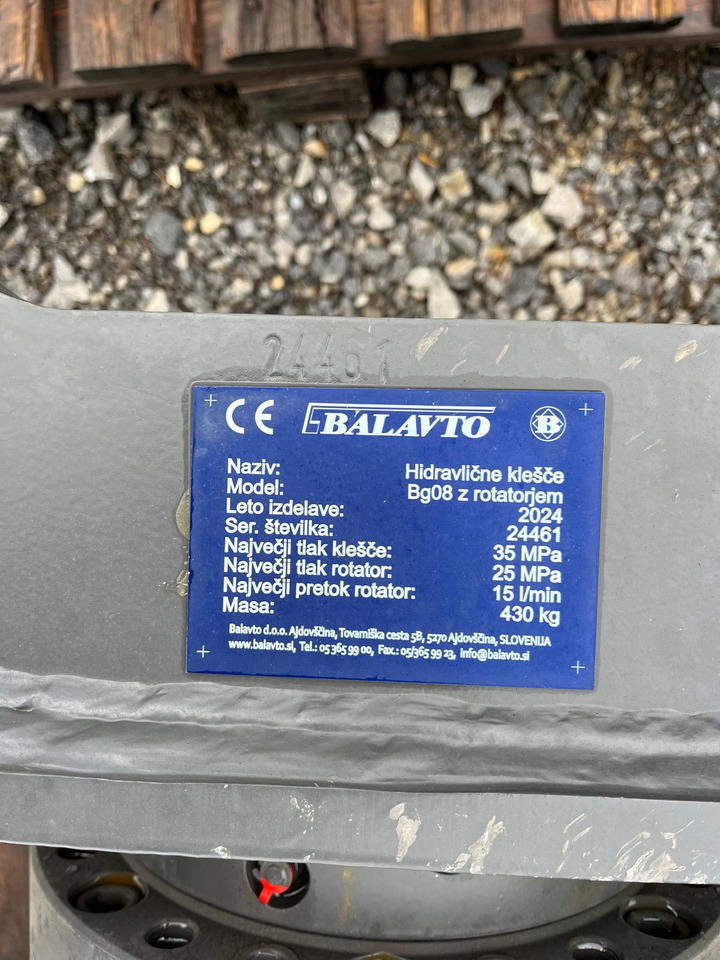 Balavto stone grapple BG08 with rotator в лізинг Balavto stone grapple BG08 with rotator: фото 8