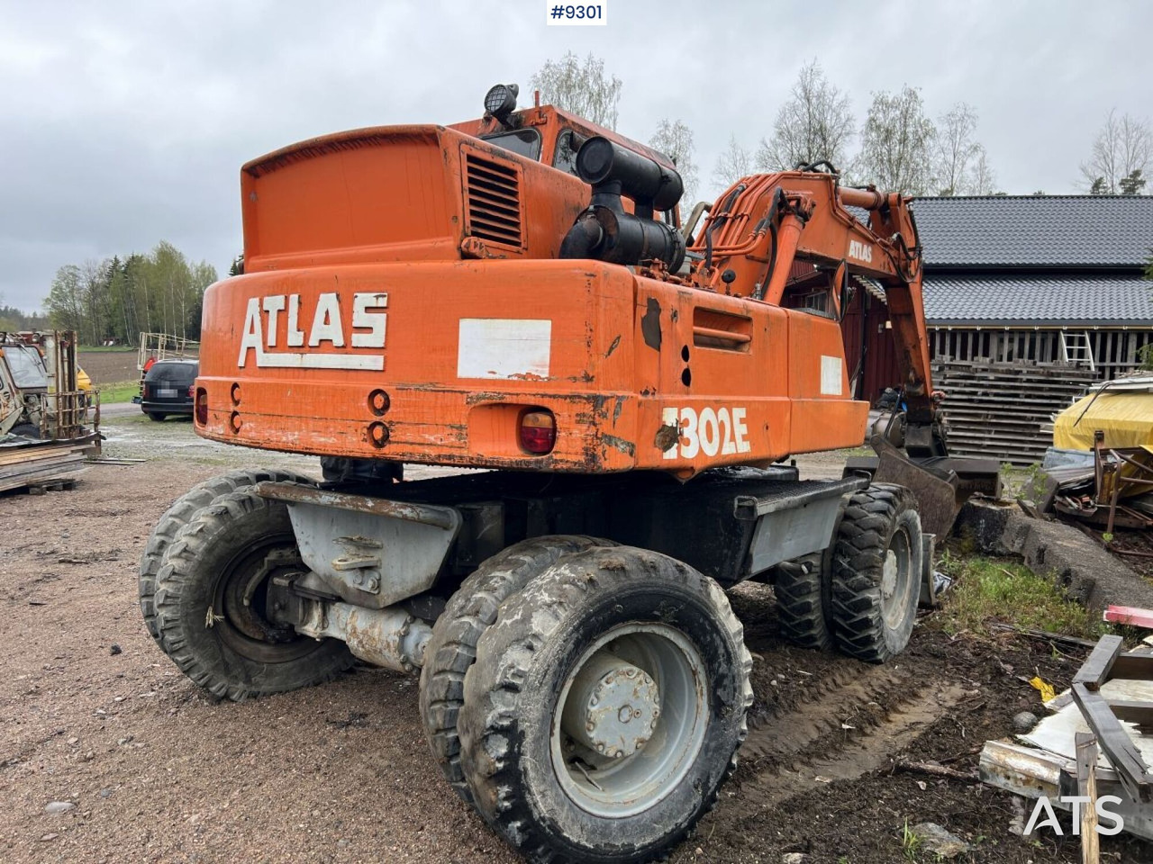 Atlas 1302 E Wheeled excavator with attachments (VIDEO) - Колісний екскаватор: фото 4 Atlas 1302 E Wheeled excavator with attachments (VIDEO) - Колісний екскаватор: фото 4