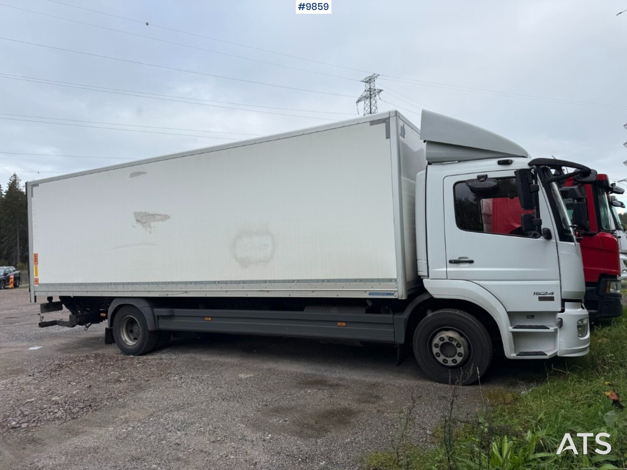 Box Truck Mercedes Benz Atego 1524 with openable side - Вантажівка з закритим кузовом: фото 2 Box Truck Mercedes Benz Atego 1524 with openable side - Вантажівка з закритим кузовом: фото 2