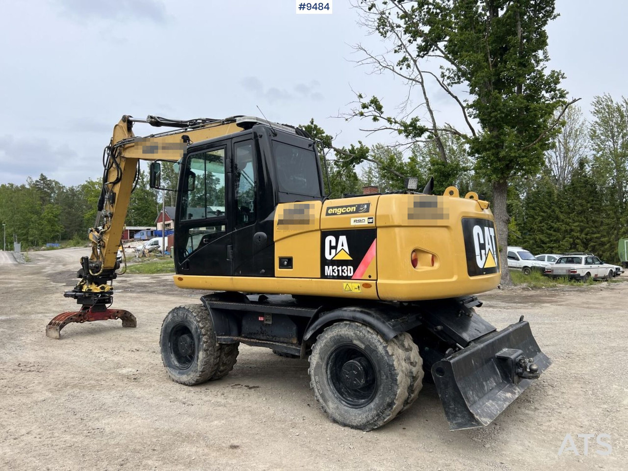 Колісний екскаватор CAT M313D with tipping wagon and attachments (VIDEO): фото 5
