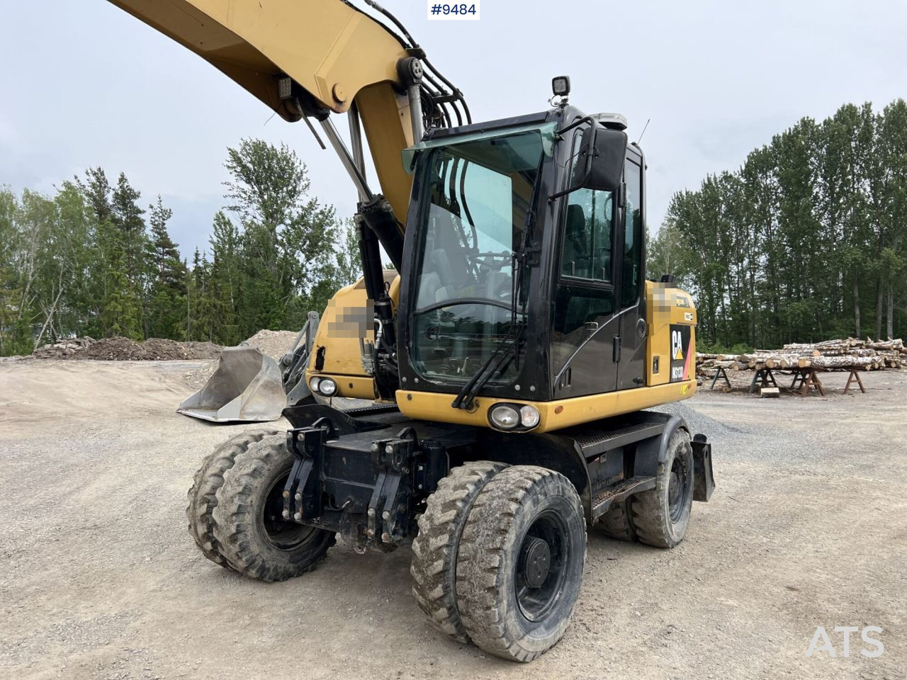 CAT M313D with tipping wagon and attachments (VIDEO) - Колісний екскаватор: фото 4 CAT M313D with tipping wagon and attachments (VIDEO) - Колісний екскаватор: фото 4