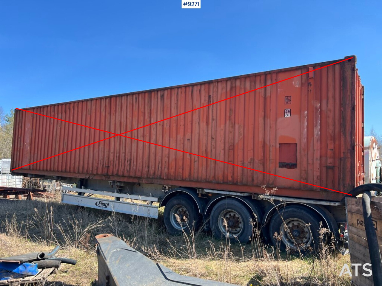 Container trailer- FLIEGL - Контейнеровоз/ Змінний кузов напівпричіп: фото 1 Container trailer- FLIEGL - Контейнеровоз/ Змінний кузов напівпричіп: фото 1