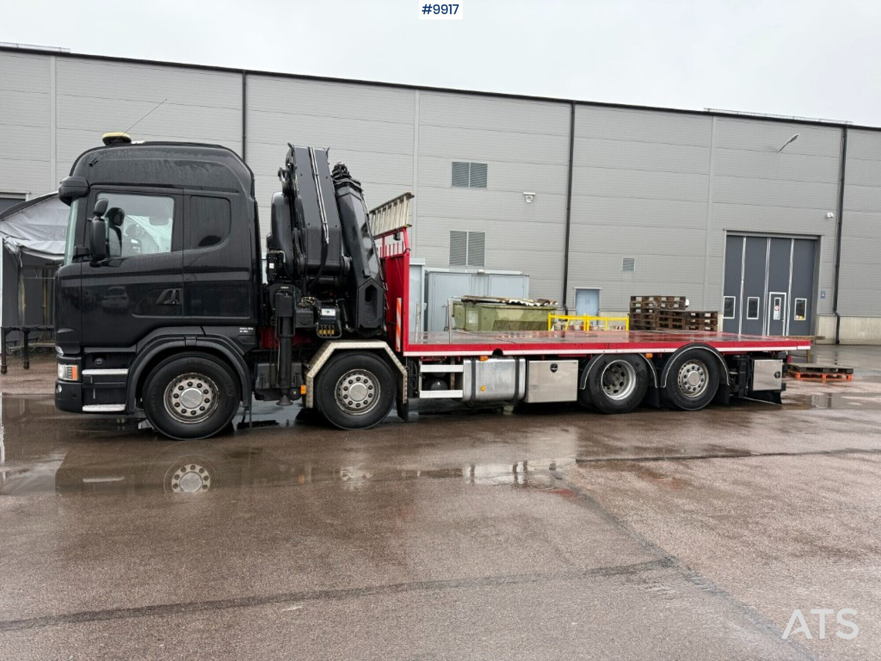 Crane truck/Flatbed truck Scania R520 8X2*6 HIAB XS 855E-8 HIPRO - Бортова вантажівка/ Платформа, Вантажівка з маніпулятором: фото 2 Crane truck/Flatbed truck Scania R520 8X2*6 HIAB XS 855E-8 HIPRO - Бортова вантажівка/ Платформа, Вантажівка з маніпулятором: фото 2