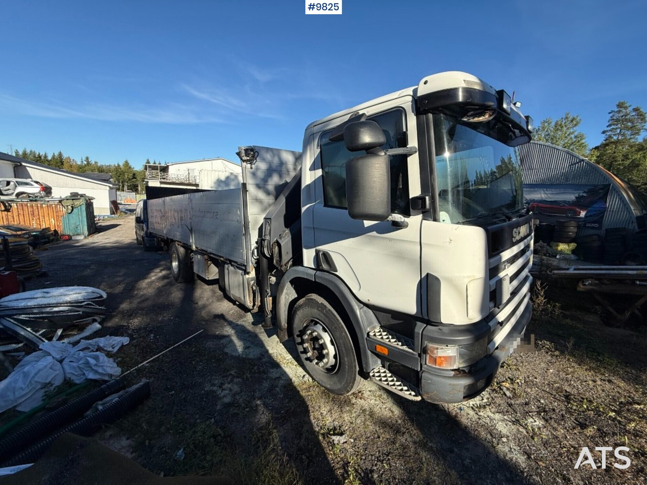 Crane truck Scania P94 230 with tail lift - Бортова вантажівка/ Платформа, Вантажівка з маніпулятором: фото 2 Crane truck Scania P94 230 with tail lift - Бортова вантажівка/ Платформа, Вантажівка з маніпулятором: фото 2