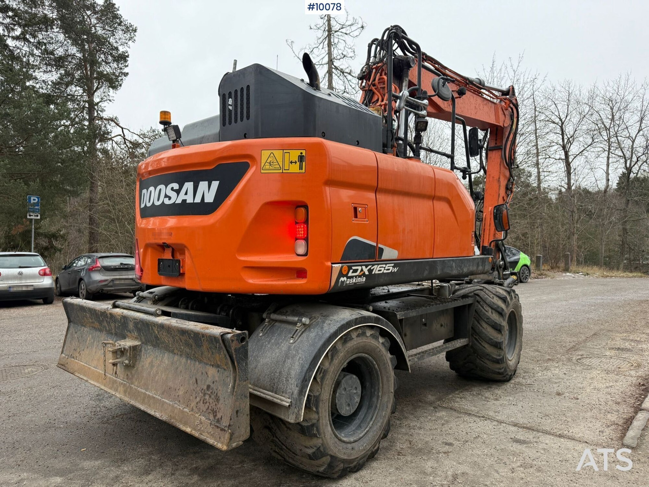 Doosan DX165W-5 Wheeled excavator (VIDEO) - Колісний екскаватор: фото 5 Doosan DX165W-5 Wheeled excavator (VIDEO) - Колісний екскаватор: фото 5