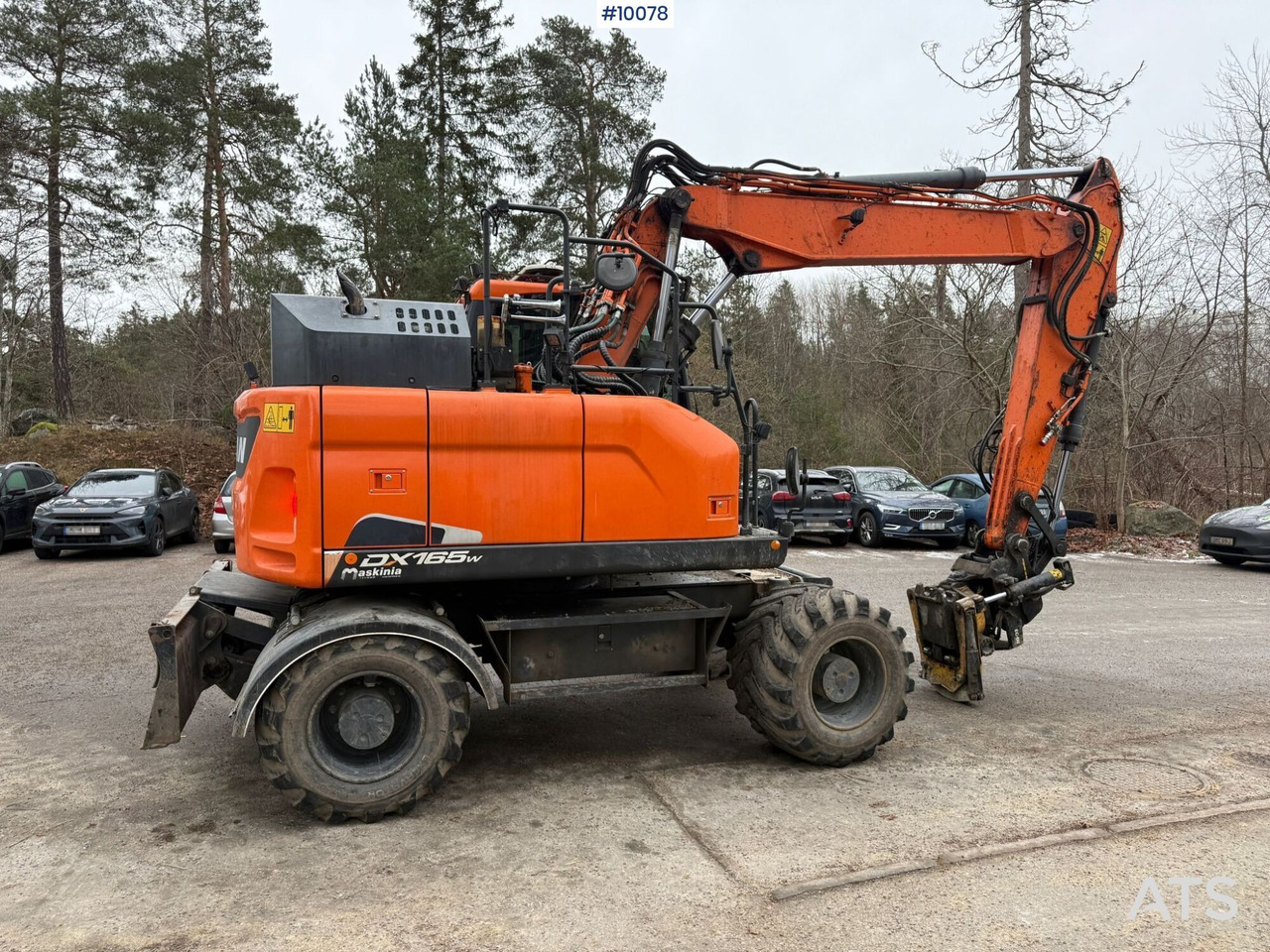 Doosan DX165W-5 Wheeled excavator (VIDEO) - Колісний екскаватор: фото 4 Doosan DX165W-5 Wheeled excavator (VIDEO) - Колісний екскаватор: фото 4