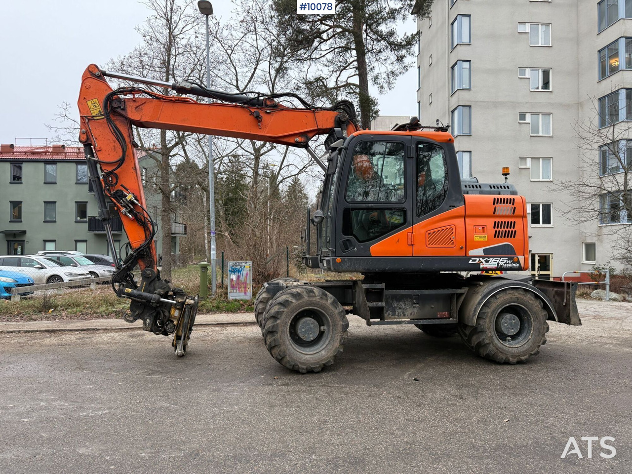 Doosan DX165W-5 Wheeled excavator (VIDEO) - Колісний екскаватор: фото 2 Doosan DX165W-5 Wheeled excavator (VIDEO) - Колісний екскаватор: фото 2