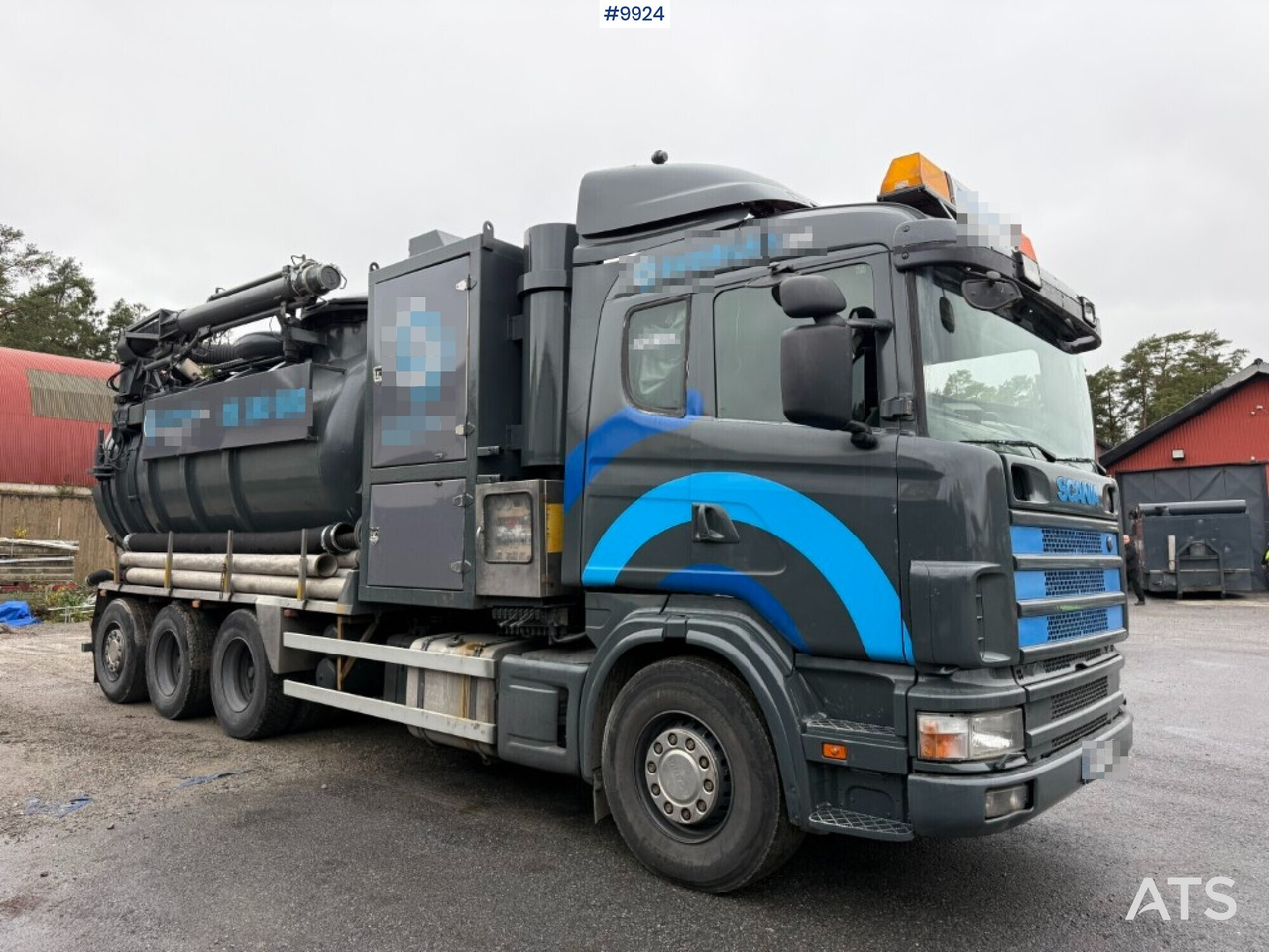 Dry vacuum loader Scania R114 8x4 - Асенізатори: фото 1 Dry vacuum loader Scania R114 8x4 - Асенізатори: фото 1