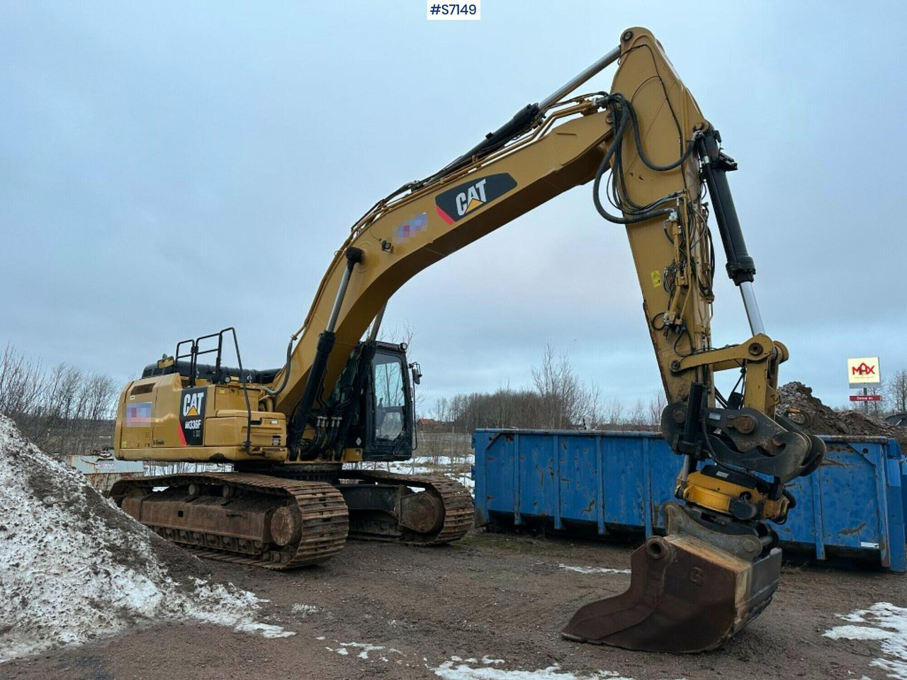 Excavator Cat 336F LXE with rotor - Екскаватор: фото 1 Excavator Cat 336F LXE with rotor - Екскаватор: фото 1