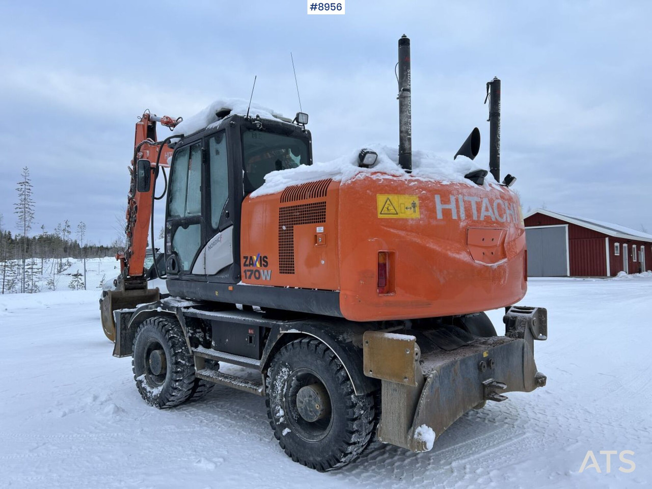 Hitachi ZX 170 W Wheeled excavator with tipper wagon and attachments - Колісний екскаватор: фото 4 Hitachi ZX 170 W Wheeled excavator with tipper wagon and attachments - Колісний екскаватор: фото 4