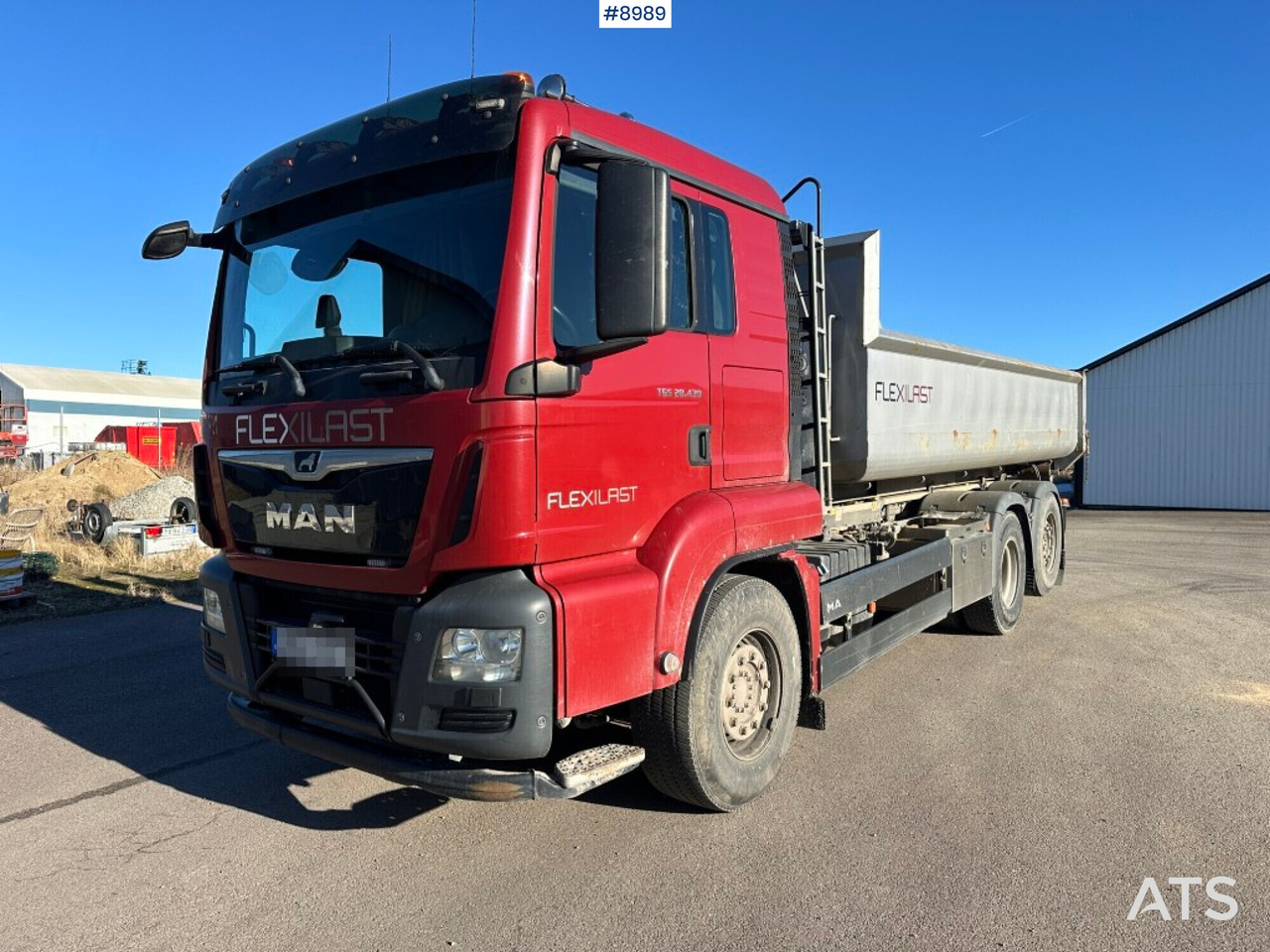 Hook lift MAN TGS 28.430 X2-4 BL with bed - SEE VIDEO - Гаковий мультиліфт вантажівка: фото 1 Hook lift MAN TGS 28.430 X2-4 BL with bed - SEE VIDEO - Гаковий мультиліфт вантажівка: фото 1