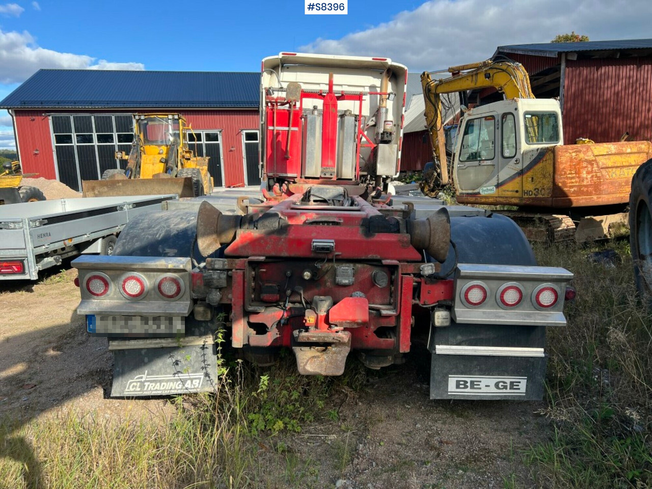 Hooklift truck Scania R580 8X4*4 with Plow and salt equipped - Гаковий мультиліфт вантажівка: фото 2 Hooklift truck Scania R580 8X4*4 with Plow and salt equipped - Гаковий мультиліфт вантажівка: фото 2