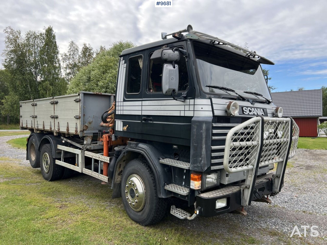 Scania R93 HL 6X2 with Hiab crane and plow mount - Інша техніка: фото 2 Scania R93 HL 6X2 with Hiab crane and plow mount - Інша техніка: фото 2