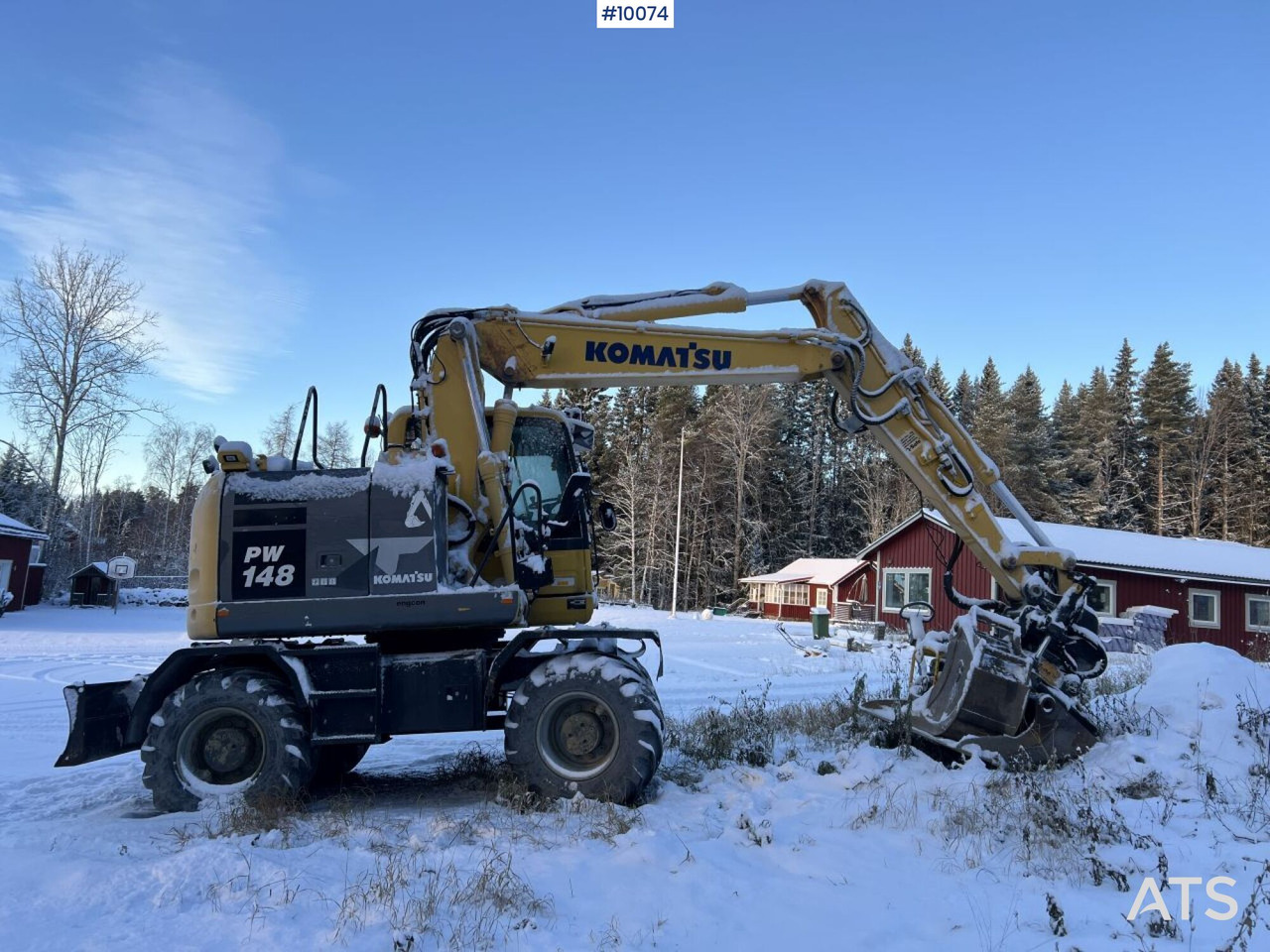 Komatsu PW148 Wheeled excavator with rotor and buckets - Колісний екскаватор: фото 2 Komatsu PW148 Wheeled excavator with rotor and buckets - Колісний екскаватор: фото 2