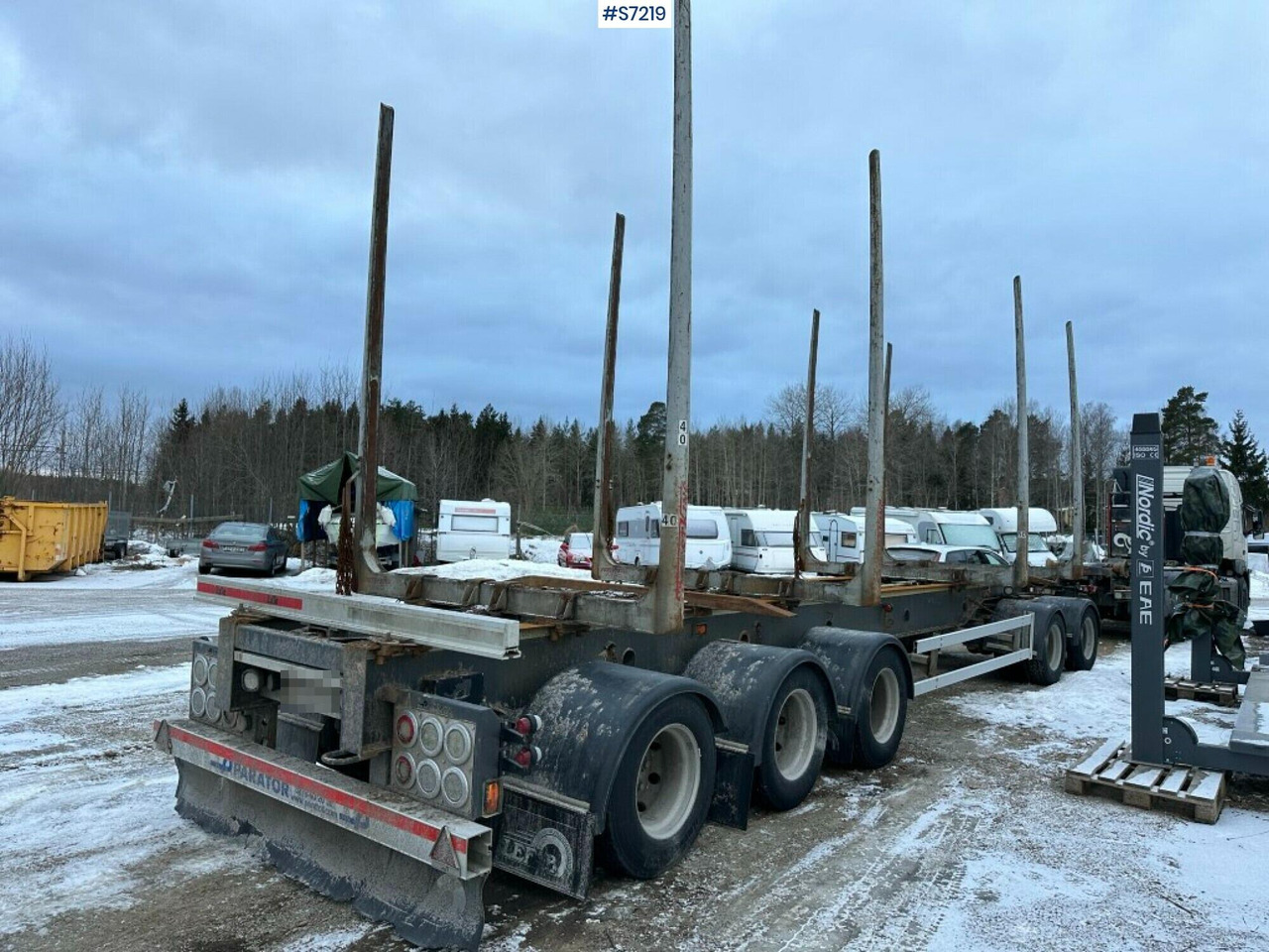 Logging trailer 5-axles, Parator SV 18-24 - Причіп лісовоз: фото 5 Logging trailer 5-axles, Parator SV 18-24 - Причіп лісовоз: фото 5