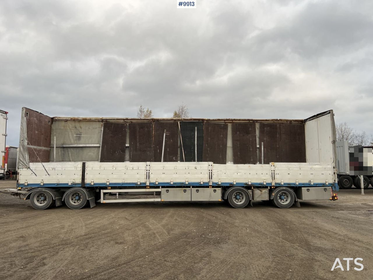 PARATOR SCV 18-20 Truck trailer with folding sides - Бортовий причіп/ Платформа: фото 2 PARATOR SCV 18-20 Truck trailer with folding sides - Бортовий причіп/ Платформа: фото 2