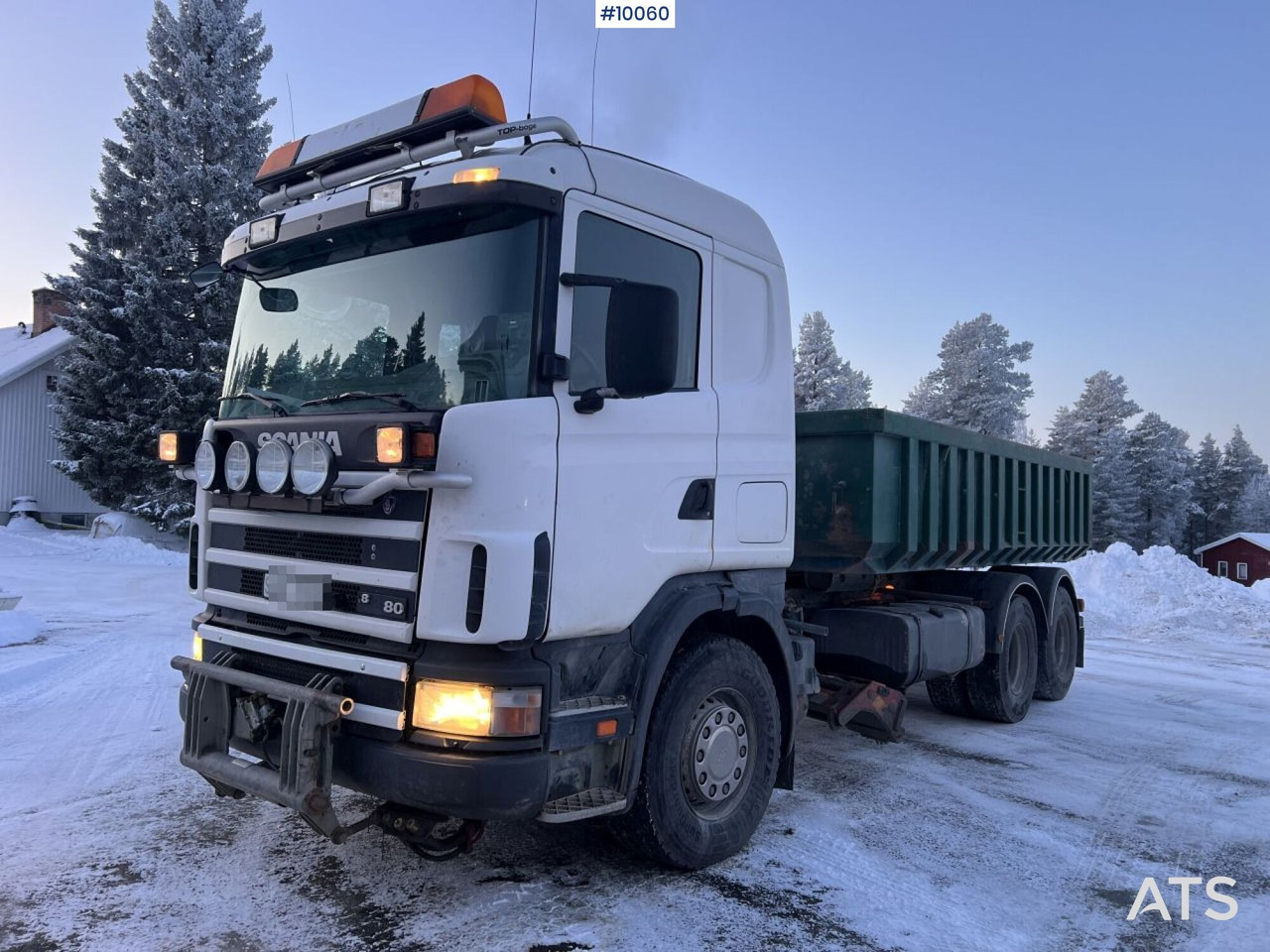 SCANIA R164 Tipper truck with plow equipment (VIDEO) - Самоскид вантажівка: фото 1 SCANIA R164 Tipper truck with plow equipment (VIDEO) - Самоскид вантажівка: фото 1