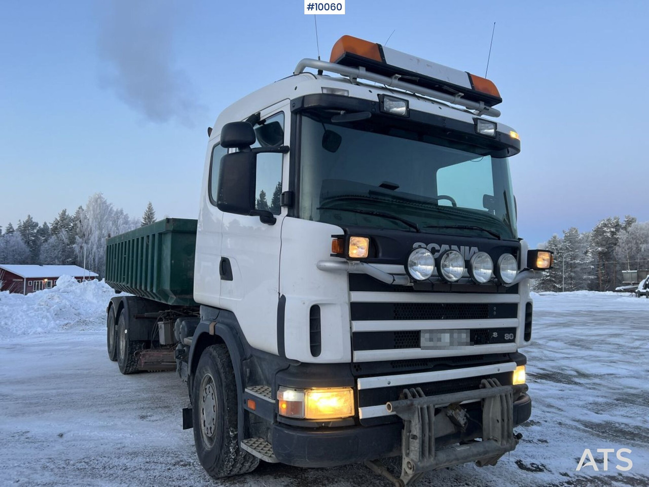SCANIA R164 Tipper truck with plow equipment (VIDEO) - Самоскид вантажівка: фото 4 SCANIA R164 Tipper truck with plow equipment (VIDEO) - Самоскид вантажівка: фото 4