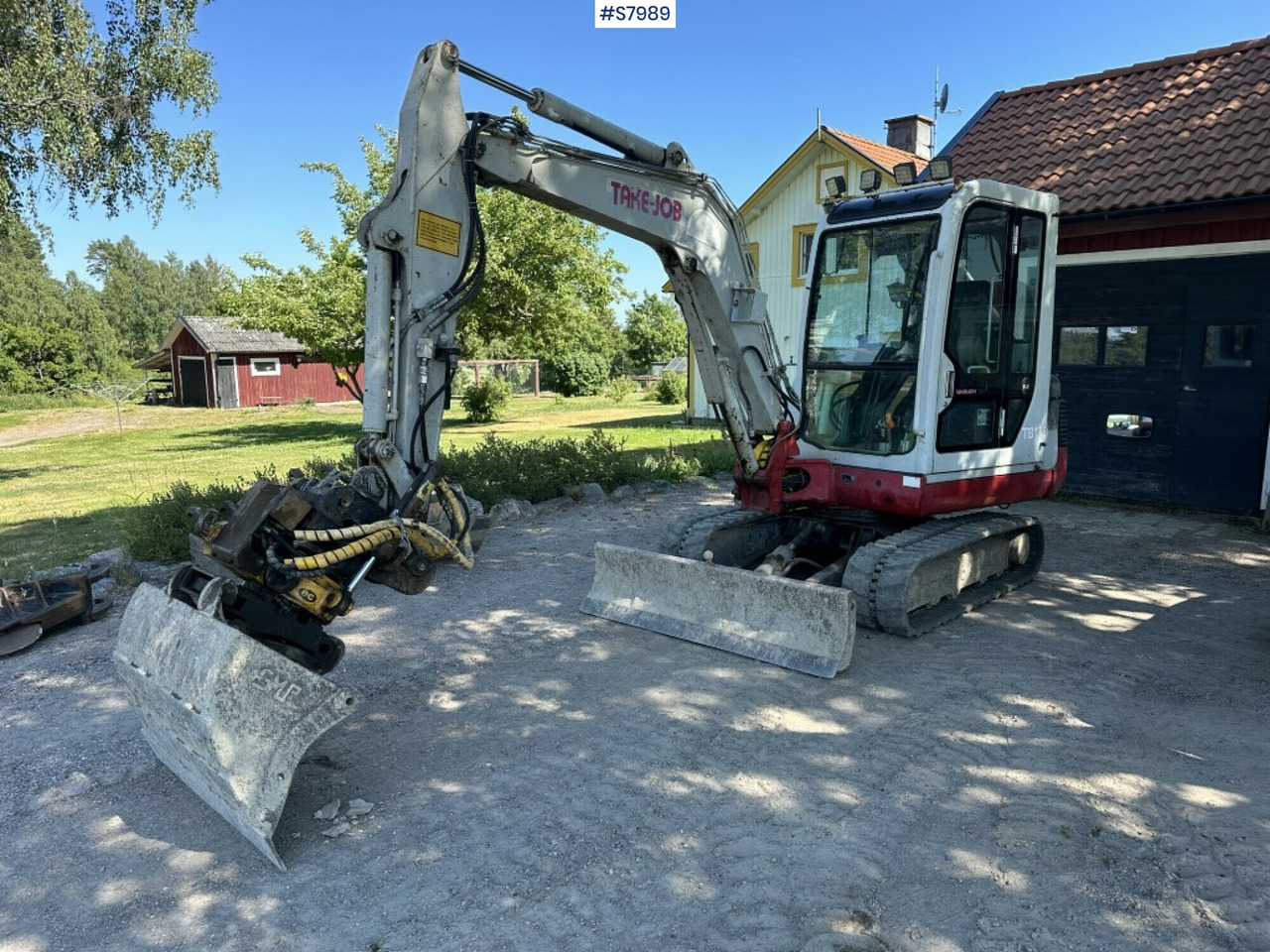 Take Job TB135 Mini excavator with Engcon tiltrotator and gears, See video - Екскаватор: фото 1 Take Job TB135 Mini excavator with Engcon tiltrotator and gears, See video - Екскаватор: фото 1