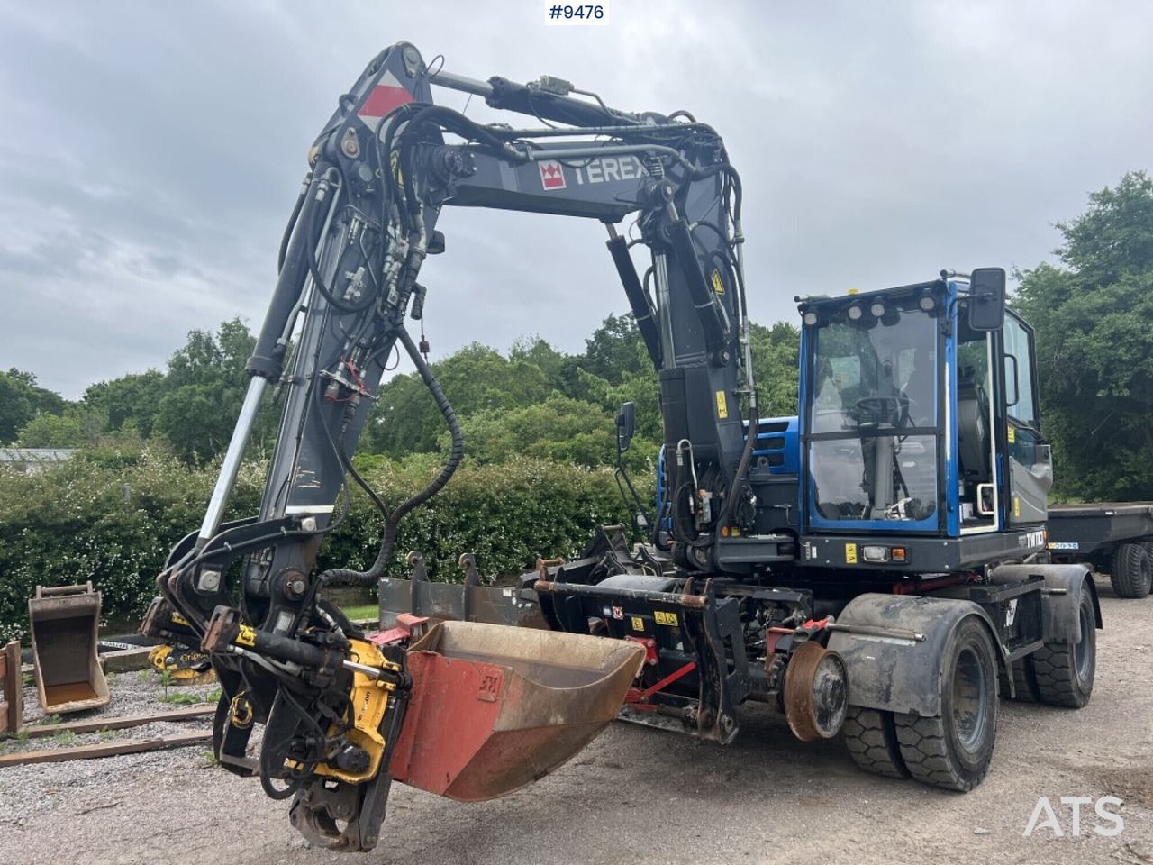Terex TW 110 Railway machine (VIDEO) - Колісний екскаватор: фото 1 Terex TW 110 Railway machine (VIDEO) - Колісний екскаватор: фото 1