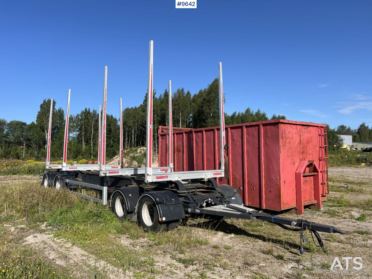 Timber trailer AM TRAILER SF4-S - Причіп лісовоз: фото 1 Timber trailer AM TRAILER SF4-S - Причіп лісовоз: фото 1