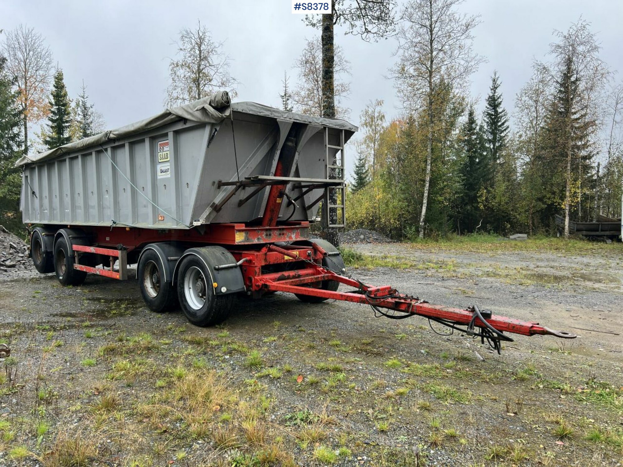Tipper trailer, Fruehauf TP-87 with dump body Benalu - Самоскид причіп: фото 1 Tipper trailer, Fruehauf TP-87 with dump body Benalu - Самоскид причіп: фото 1