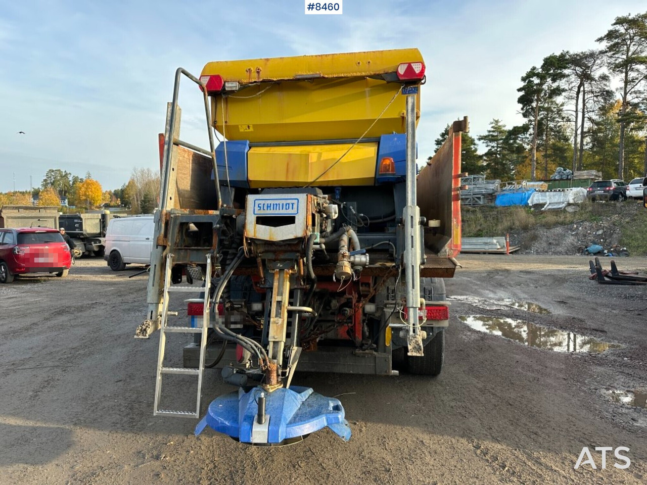 Tipper truck, Scania G410, Front plow, Salt spreader (See video) - Самоскид вантажівка, Снігоприбиральна машина: фото 4 Tipper truck, Scania G410, Front plow, Salt spreader (See video) - Самоскид вантажівка, Снігоприбиральна машина: фото 4
