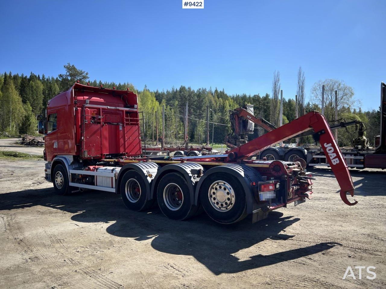 Tridem Hooklift Truck Scania G490 with plow brackets - Гаковий мультиліфт вантажівка: фото 4 Tridem Hooklift Truck Scania G490 with plow brackets - Гаковий мультиліфт вантажівка: фото 4