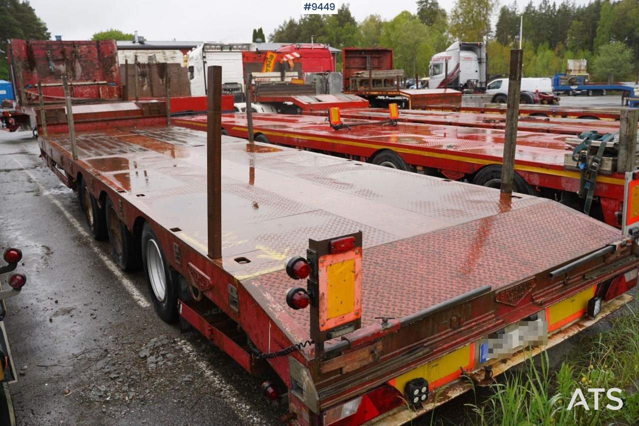 Trombon trailer BROSHUIS E-2190/27 - Низькорамна платформа причіп: фото 1 Trombon trailer BROSHUIS E-2190/27 - Низькорамна платформа причіп: фото 1
