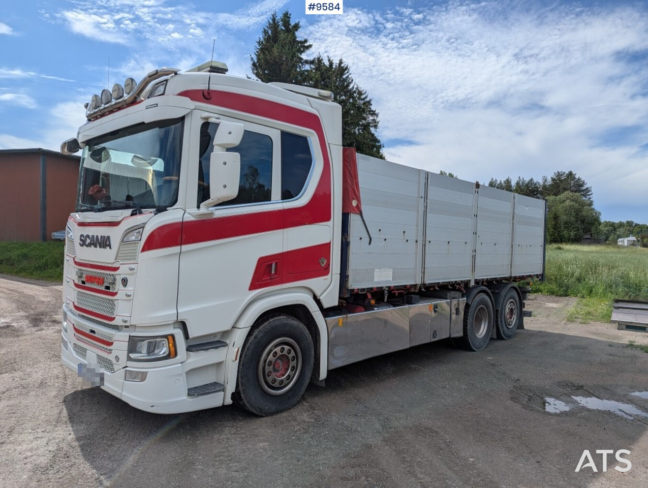 Truck / Grain truck Scania R580 6X2 - Вантажівка з закритим кузовом: фото 1 Truck / Grain truck Scania R580 6X2 - Вантажівка з закритим кузовом: фото 1