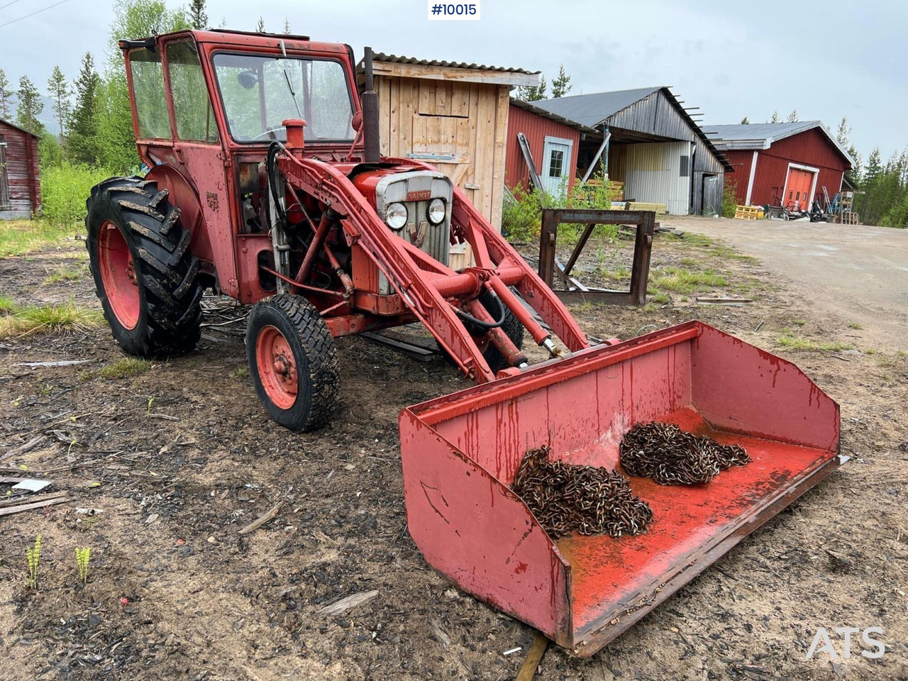 VALMET 565 Tractor with bucket (VIDEO) - Трактор: фото 4 VALMET 565 Tractor with bucket (VIDEO) - Трактор: фото 4