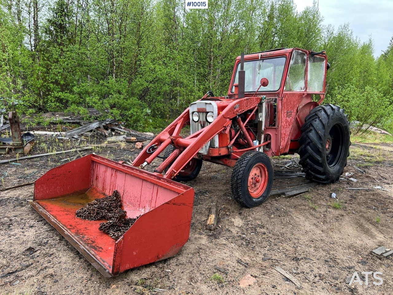VALMET 565 Tractor with bucket (VIDEO) - Трактор: фото 1 VALMET 565 Tractor with bucket (VIDEO) - Трактор: фото 1