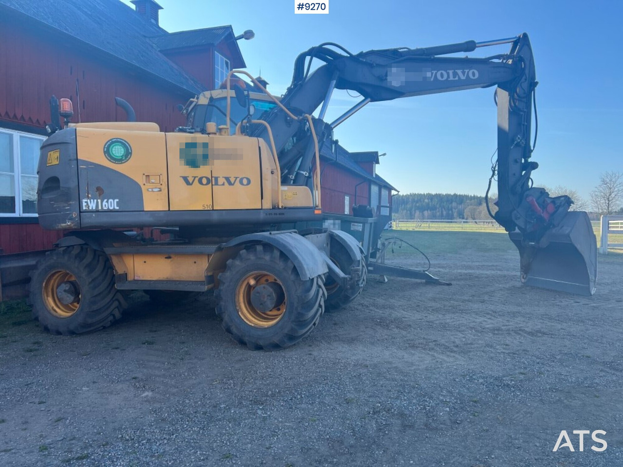 Volvo EW 160 C wheeled excavator (VIDEO) - Колісний екскаватор: фото 4 Volvo EW 160 C wheeled excavator (VIDEO) - Колісний екскаватор: фото 4