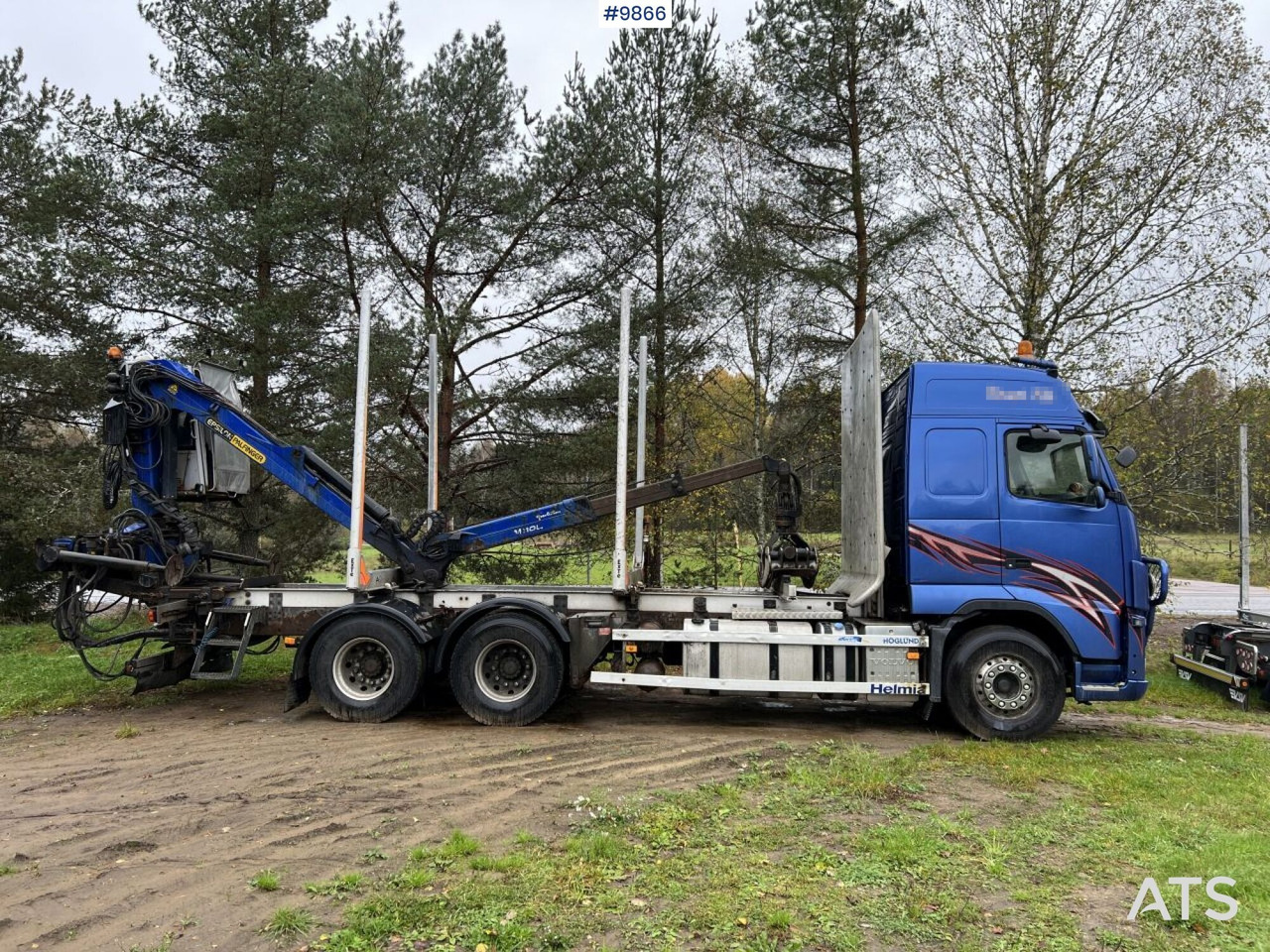 Volvo FH D13 Timber truck with Palfinger M110 crane - Лісовоз: фото 3 Volvo FH D13 Timber truck with Palfinger M110 crane - Лісовоз: фото 3