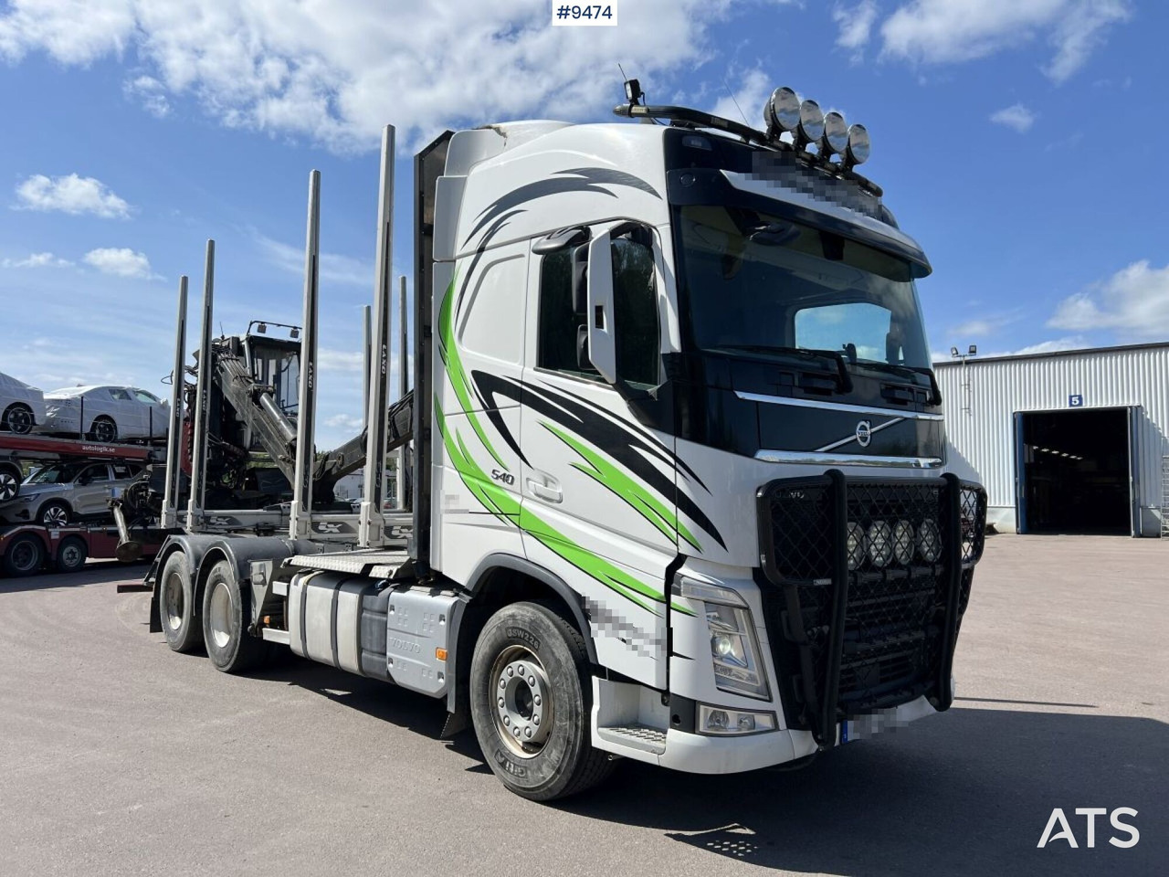 Volvo FH13 Logging truck with Loglift 105S crane - Лісовоз: фото 2 Volvo FH13 Logging truck with Loglift 105S crane - Лісовоз: фото 2