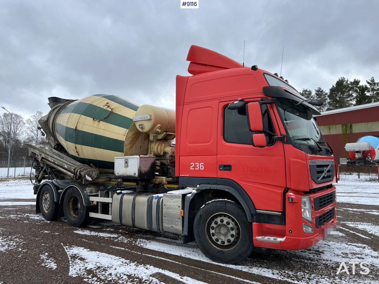 Volvo FM 6X2 Quick lock with concrete rotator (VIDEO) - Автобетонозмішувач: фото 2 Volvo FM 6X2 Quick lock with concrete rotator (VIDEO) - Автобетонозмішувач: фото 2