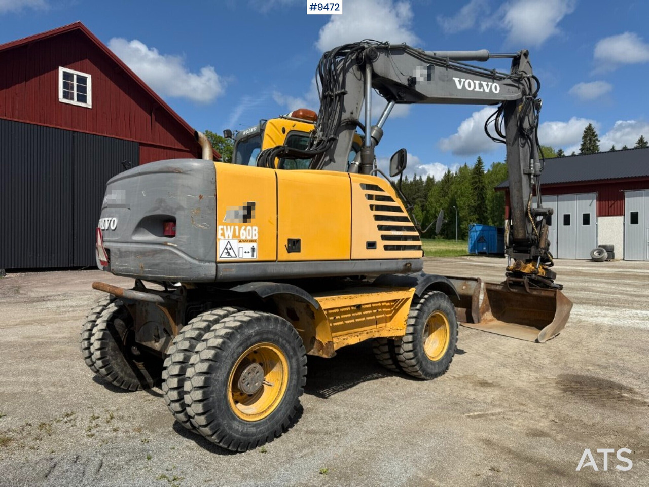 Wheel excavator Volvo EW160B, Tiltrotator - Колісний екскаватор: фото 3 Wheel excavator Volvo EW160B, Tiltrotator - Колісний екскаватор: фото 3
