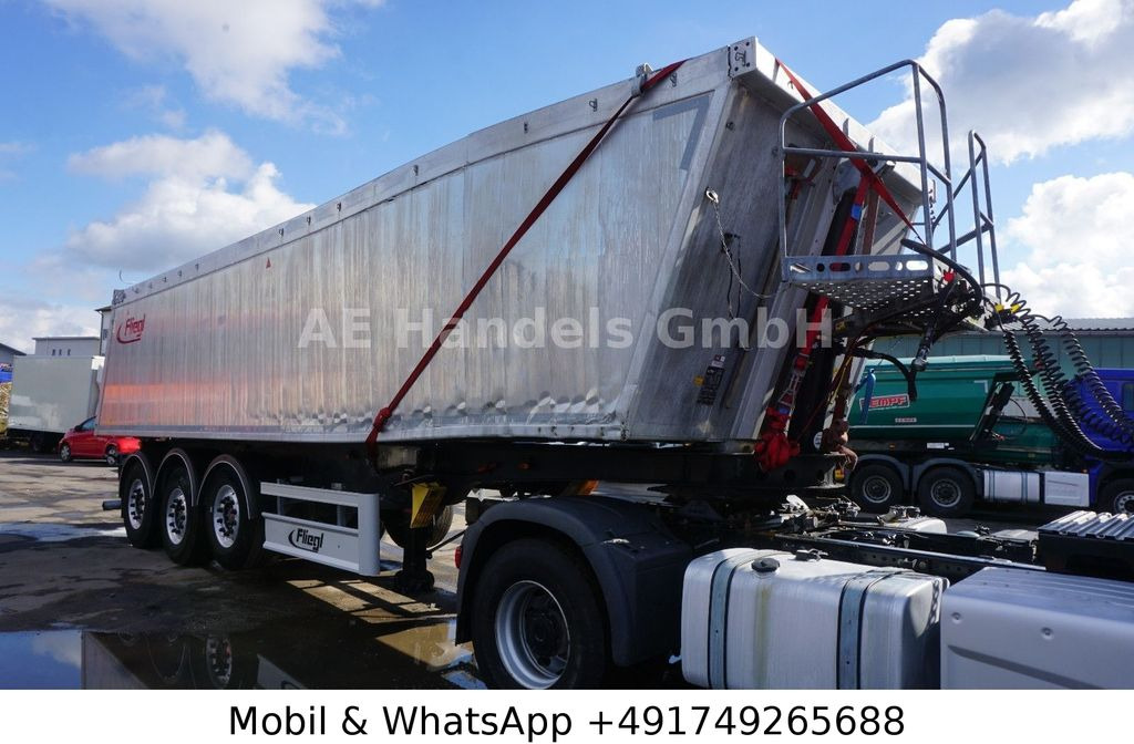Fliegl DHKA 390 Alu *40m³/1.Liftachse/Alcoa/Podest - Самоскид напівпричіп: фото 1 Fliegl DHKA 390 Alu *40m³/1.Liftachse/Alcoa/Podest - Самоскид напівпричіп: фото 1