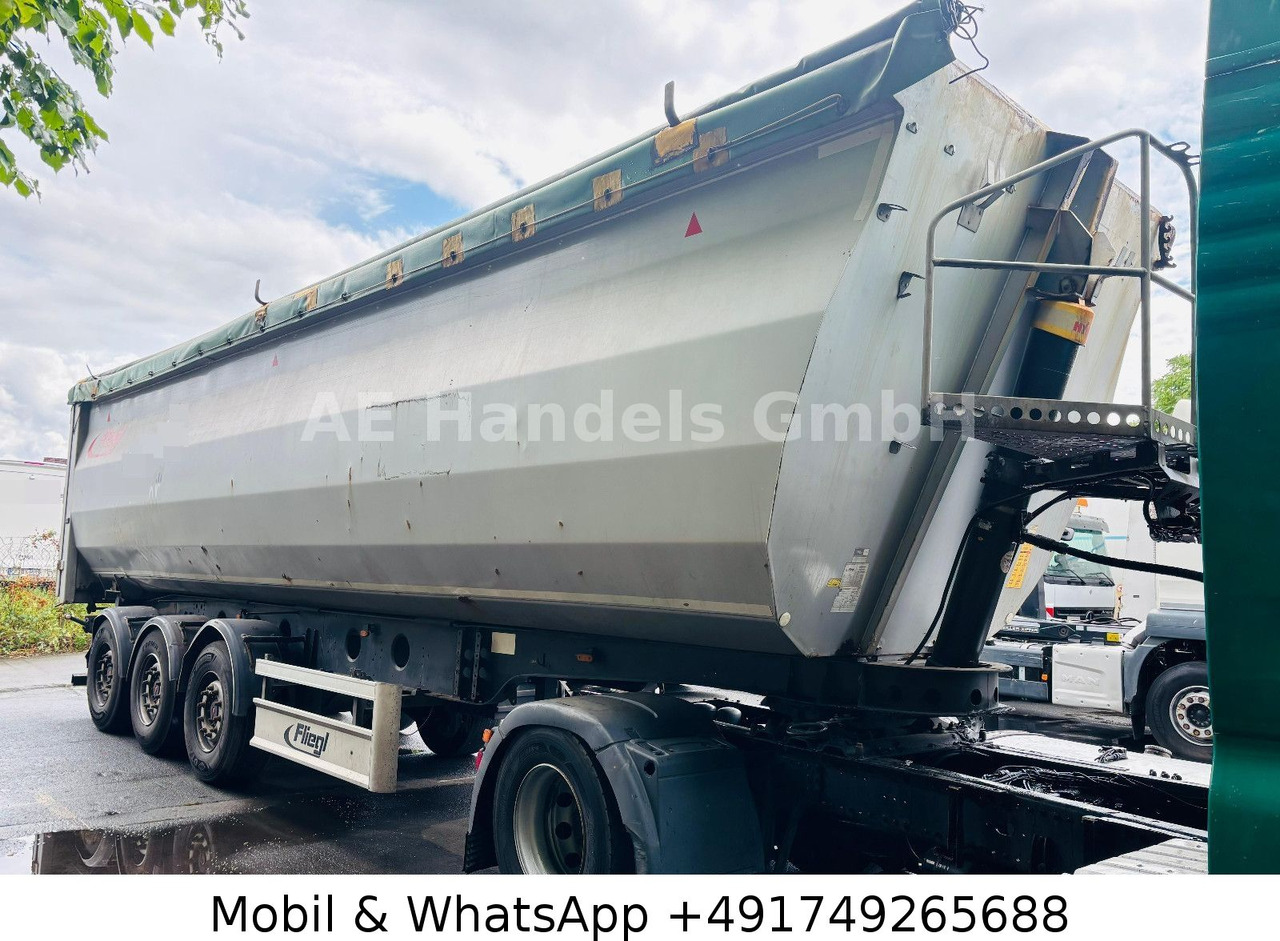 Fliegl DHKS 390 Stahl *50m³/Lift/Podest/Getreideöffnung - Самоскид напівпричіп: фото 1 Fliegl DHKS 390 Stahl *50m³/Lift/Podest/Getreideöffnung - Самоскид напівпричіп: фото 1