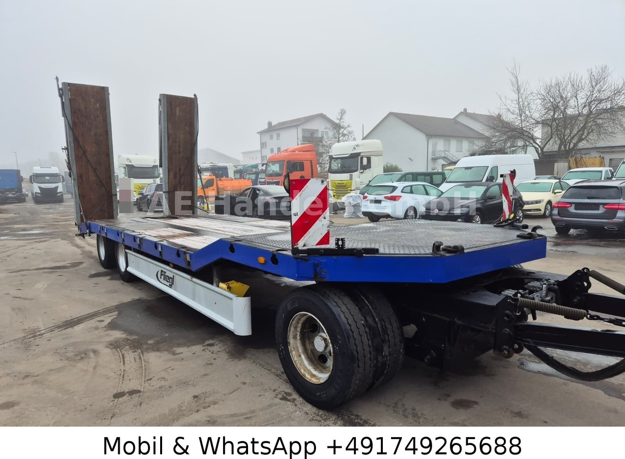 Fliegl DTS 300 Drehschemel Tieflader*Hydraulische Rampe - Низькорамна платформа причіп: фото 1 Fliegl DTS 300 Drehschemel Tieflader*Hydraulische Rampe - Низькорамна платформа причіп: фото 1