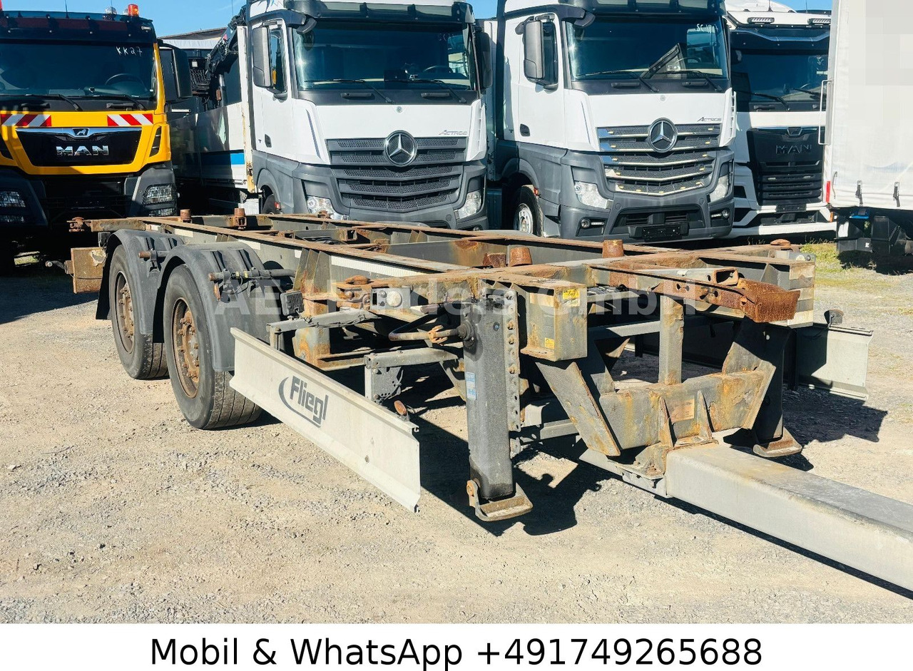 Fliegl TWP 180 Tandem BDF Tiefgekoppelt *Scheibenbremse - Контейнеровоз/ Змінний кузов причіп: фото 1 Fliegl TWP 180 Tandem BDF Tiefgekoppelt *Scheibenbremse - Контейнеровоз/ Змінний кузов причіп: фото 1