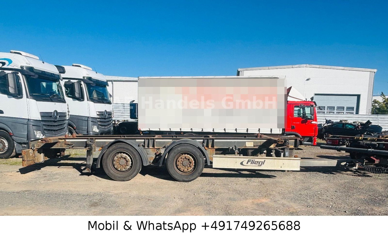 Fliegl TWP 180 Tandem BDF Tiefgekoppelt *Scheibenbremse - Контейнеровоз/ Змінний кузов причіп: фото 2 Fliegl TWP 180 Tandem BDF Tiefgekoppelt *Scheibenbremse - Контейнеровоз/ Змінний кузов причіп: фото 2